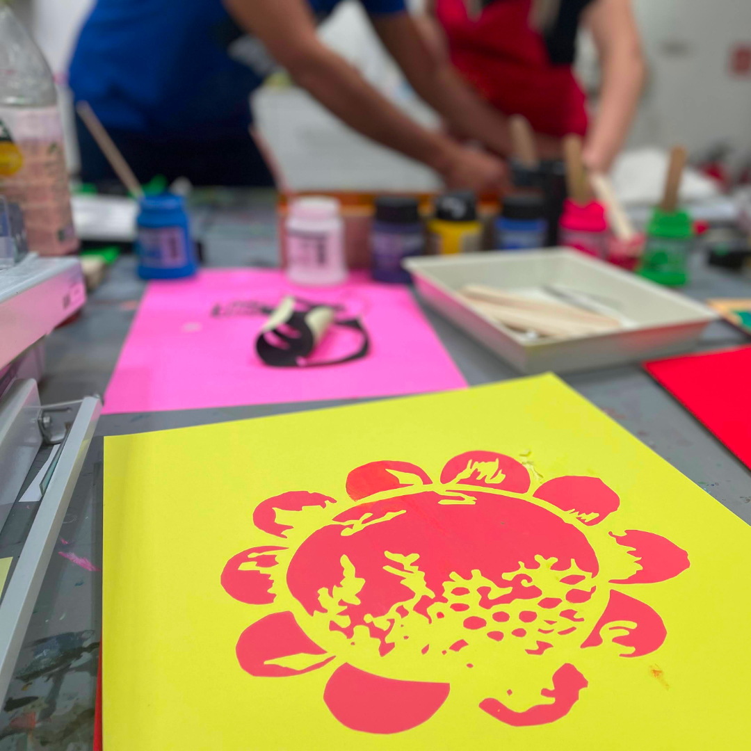 Workshop "Your message - your poster - DIY with screen printing"